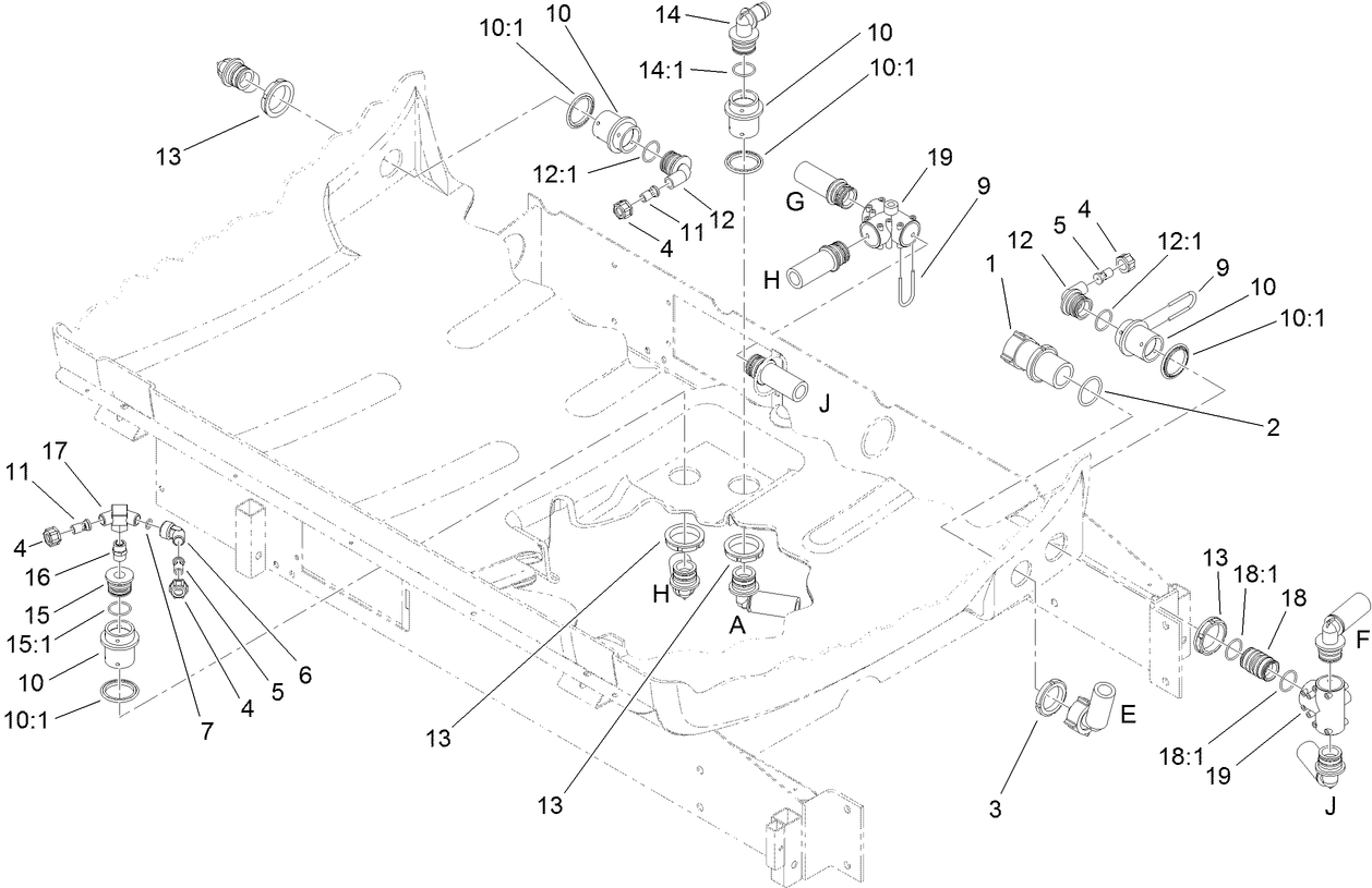 Lower Sprayer Component Assembly