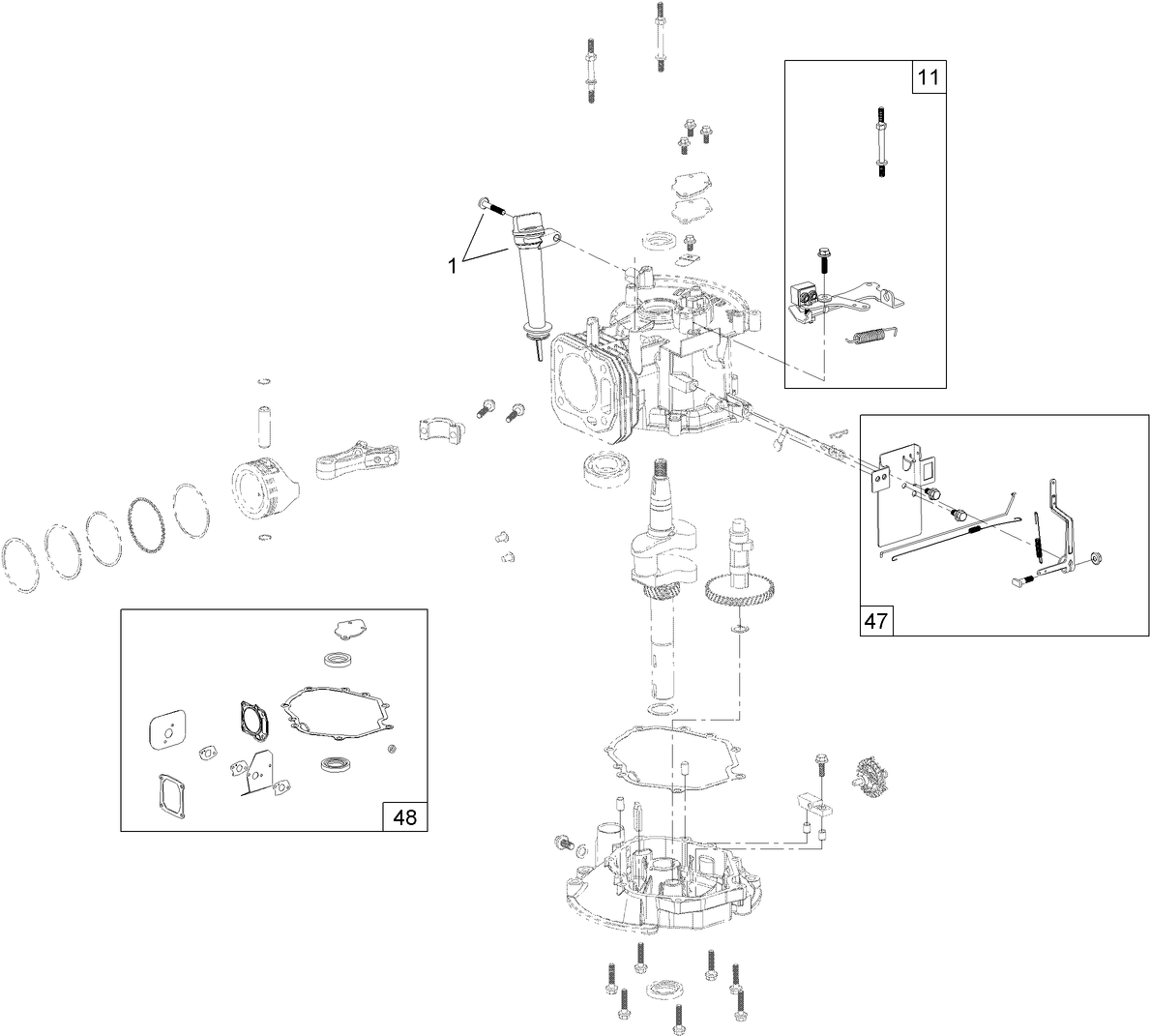 No. 2 Engine Assembly No. 121-2052