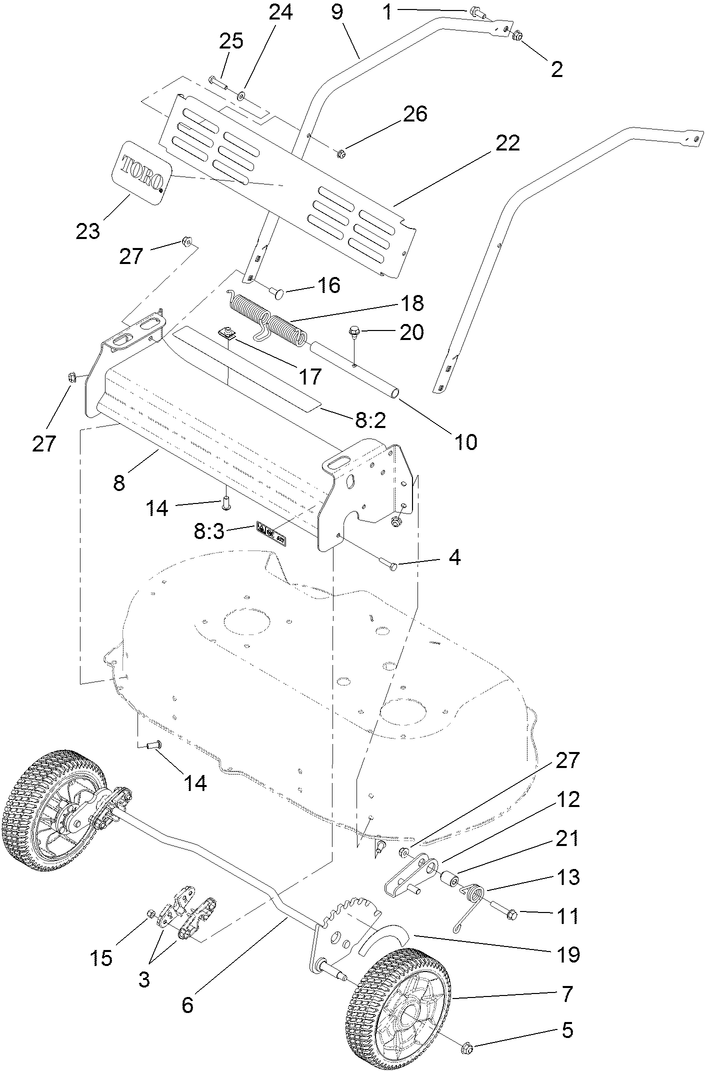 Front Bumper and Wheel Assembly