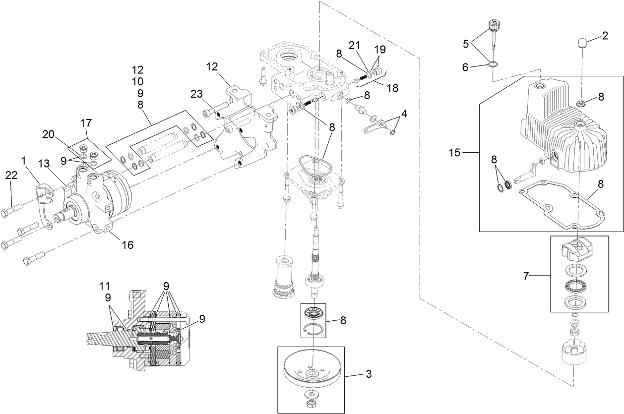 LH Hydro Assembly No. 116-6417