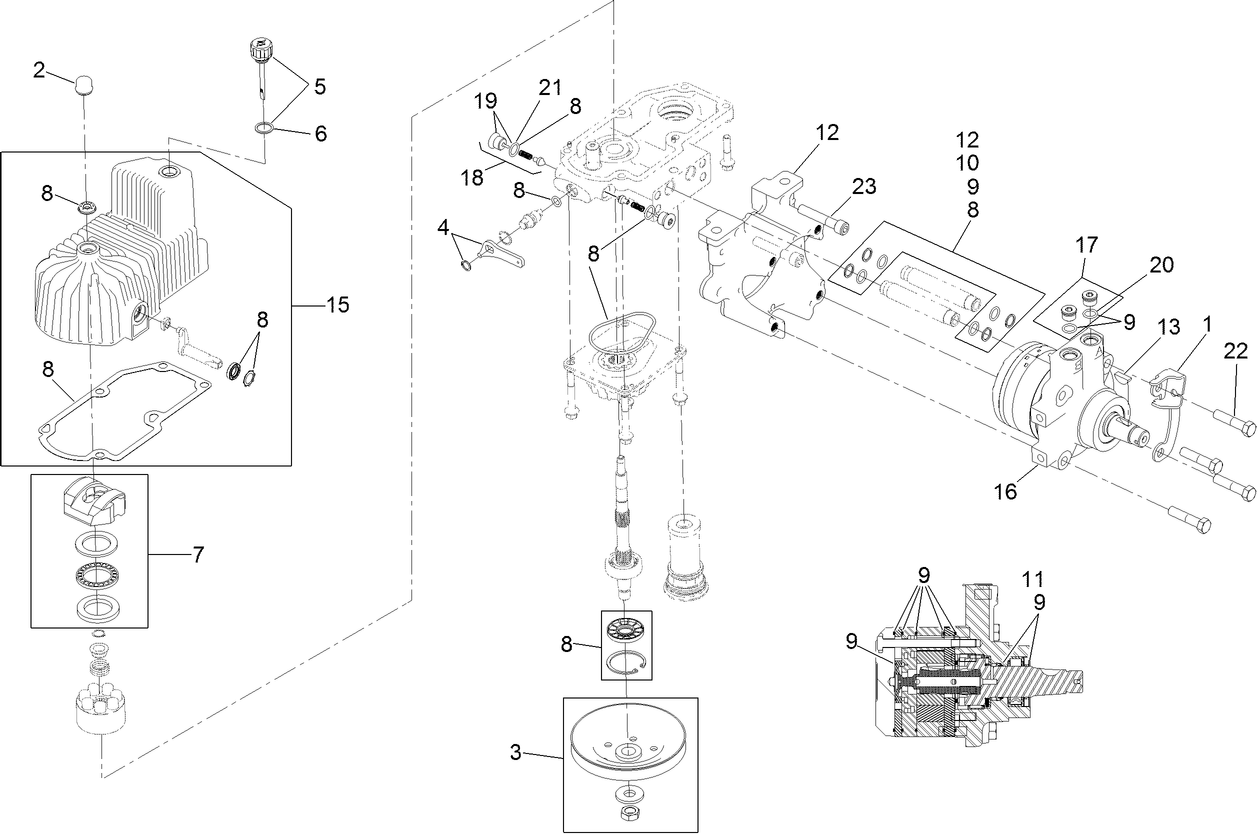 RH Hydro Assembly No. 116-6418