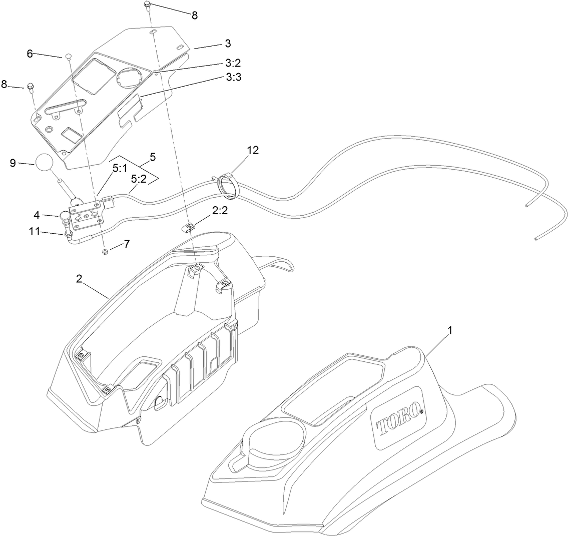 Fender, Console and Control Assembly