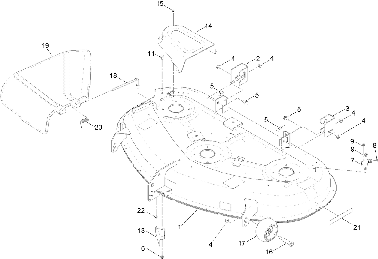 50 Inch Deck Assembly