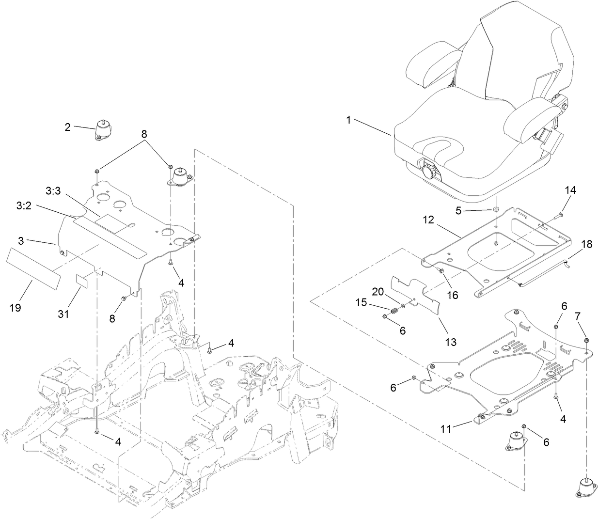 Seat Mounting Assembly