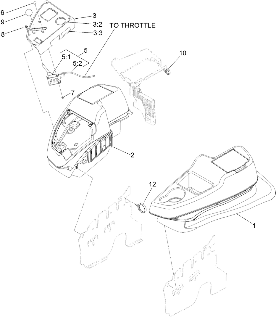 Fender, Console and Control Assembly