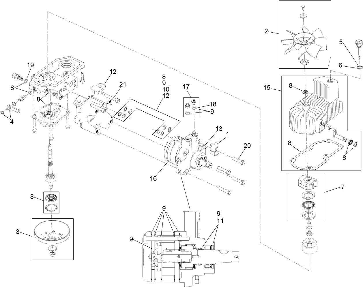LH Hydro Assembly No. 116-6413