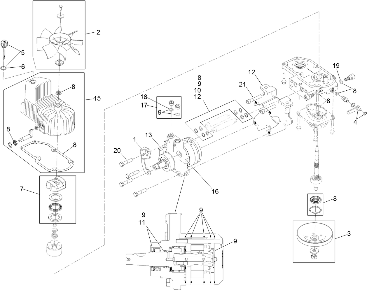 RH Hydro Assembly No. 116-6414