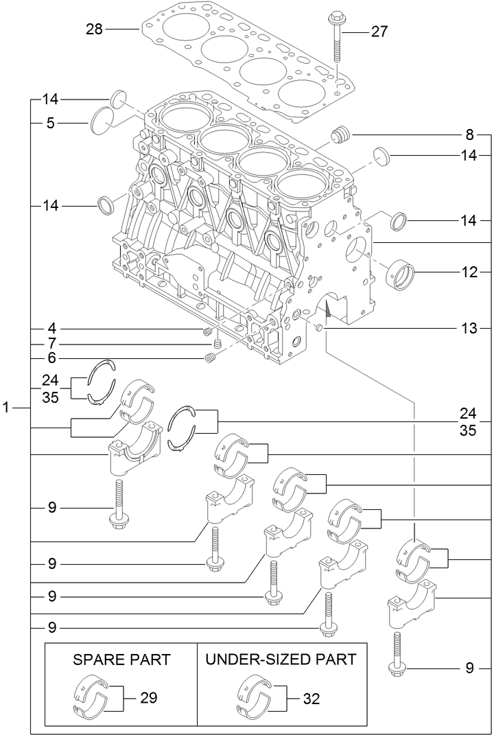 Cylinder Block Assembly