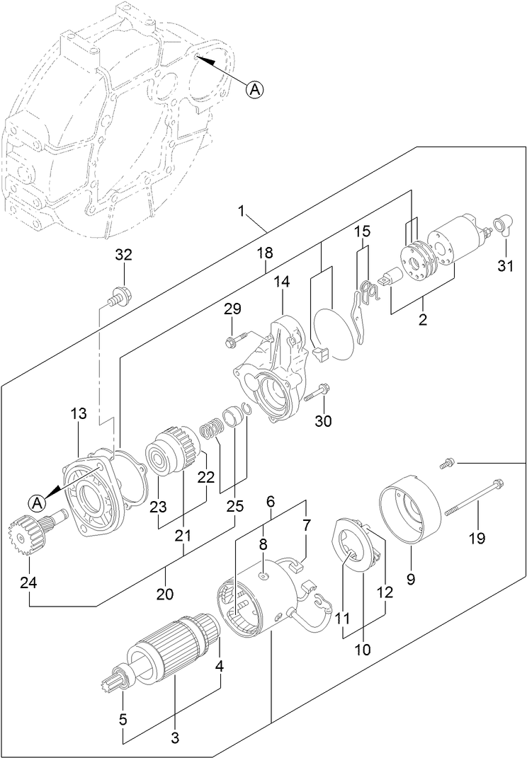 Starting Motor Assembly