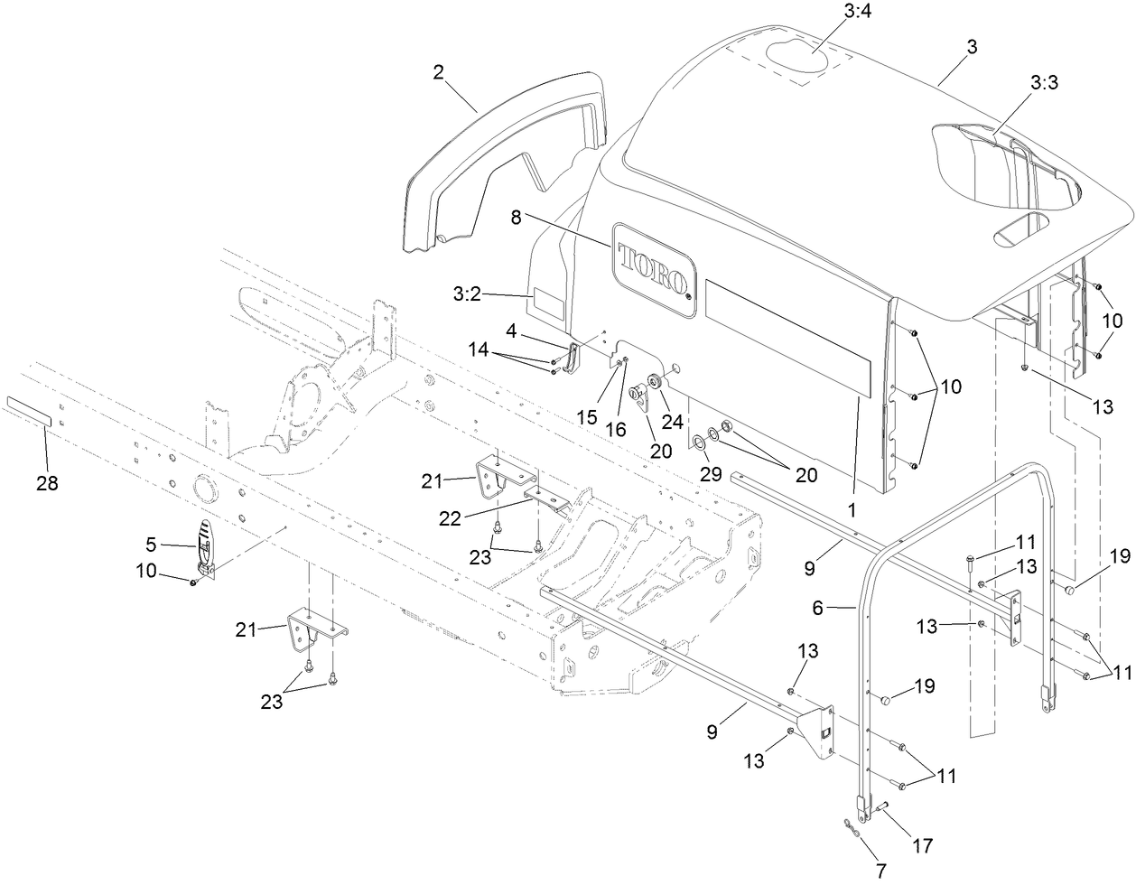 Hood and Body Panel Assembly