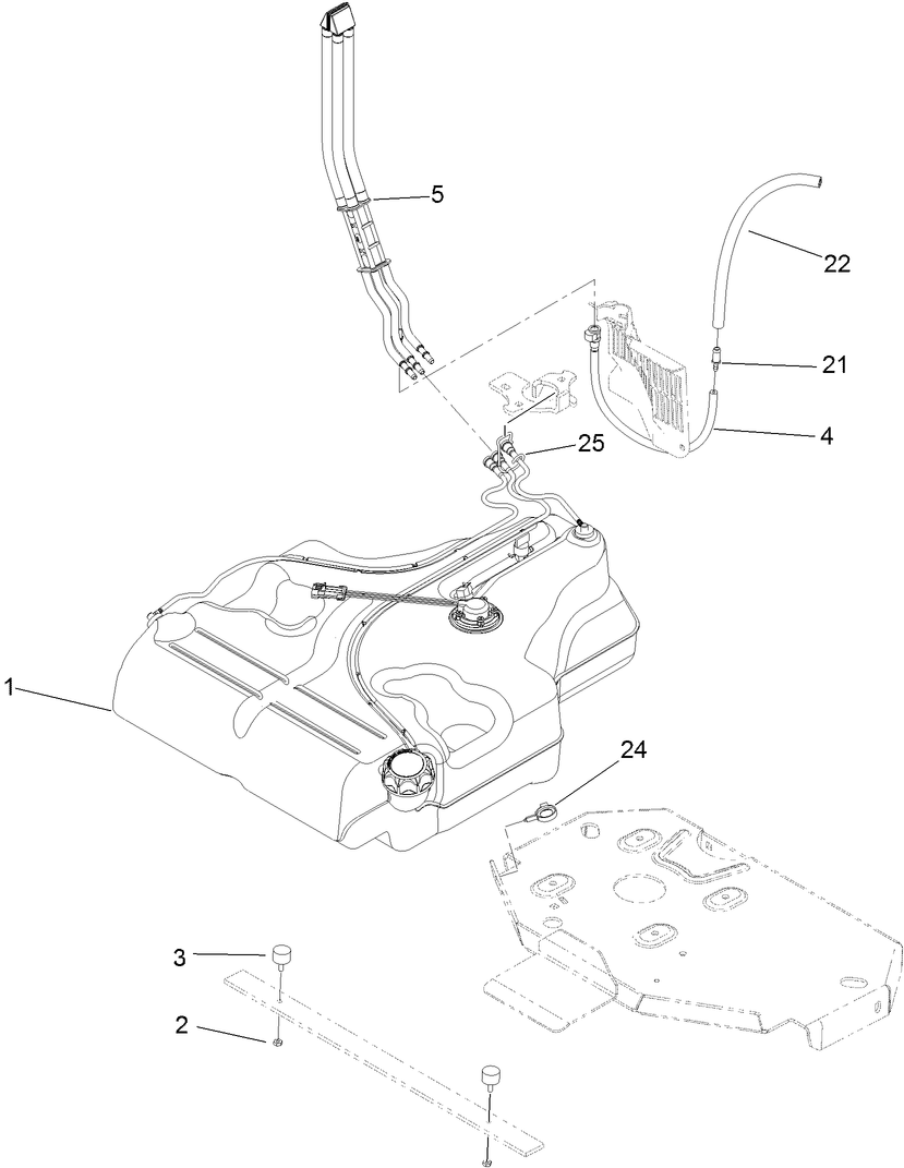 Fuel Tank Mounting Assembly
