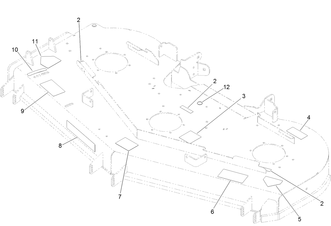 Deck Decal Assembly No. 112-4195