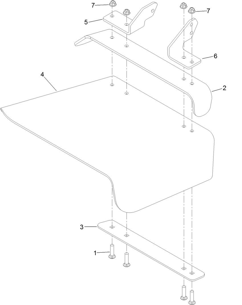Rubber Deflector Assembly No. 108-2792