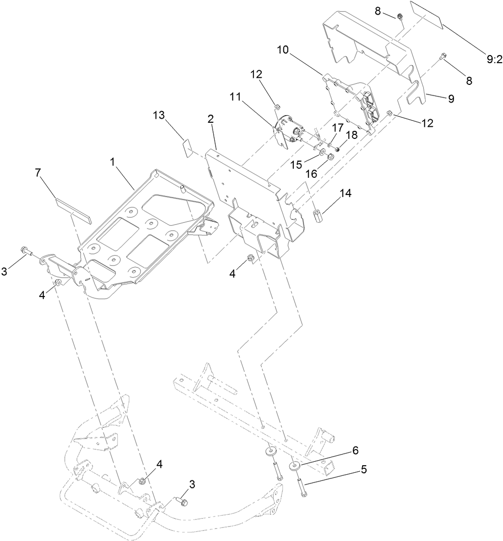 Battery Base and Controller Assembly