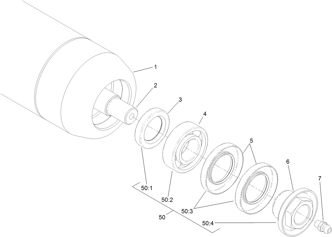 Optional Front-Full Roller Assembly No. 112-1732