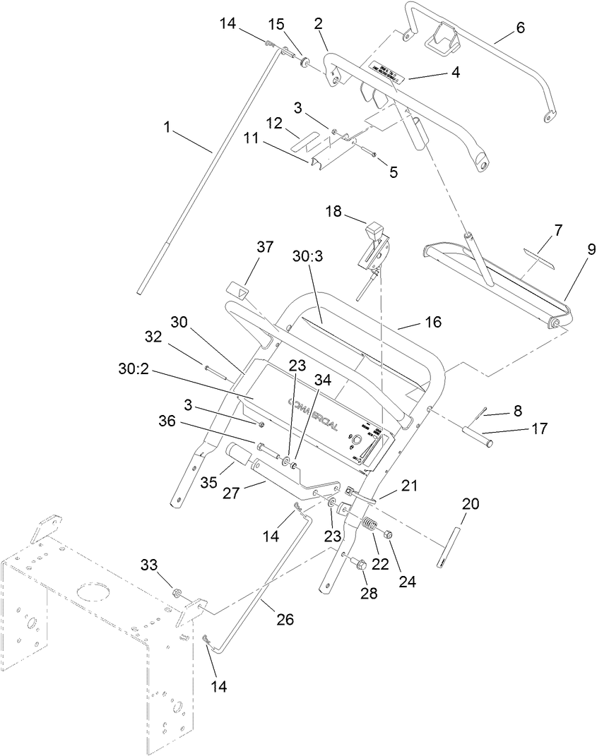 Handle and Control Assembly