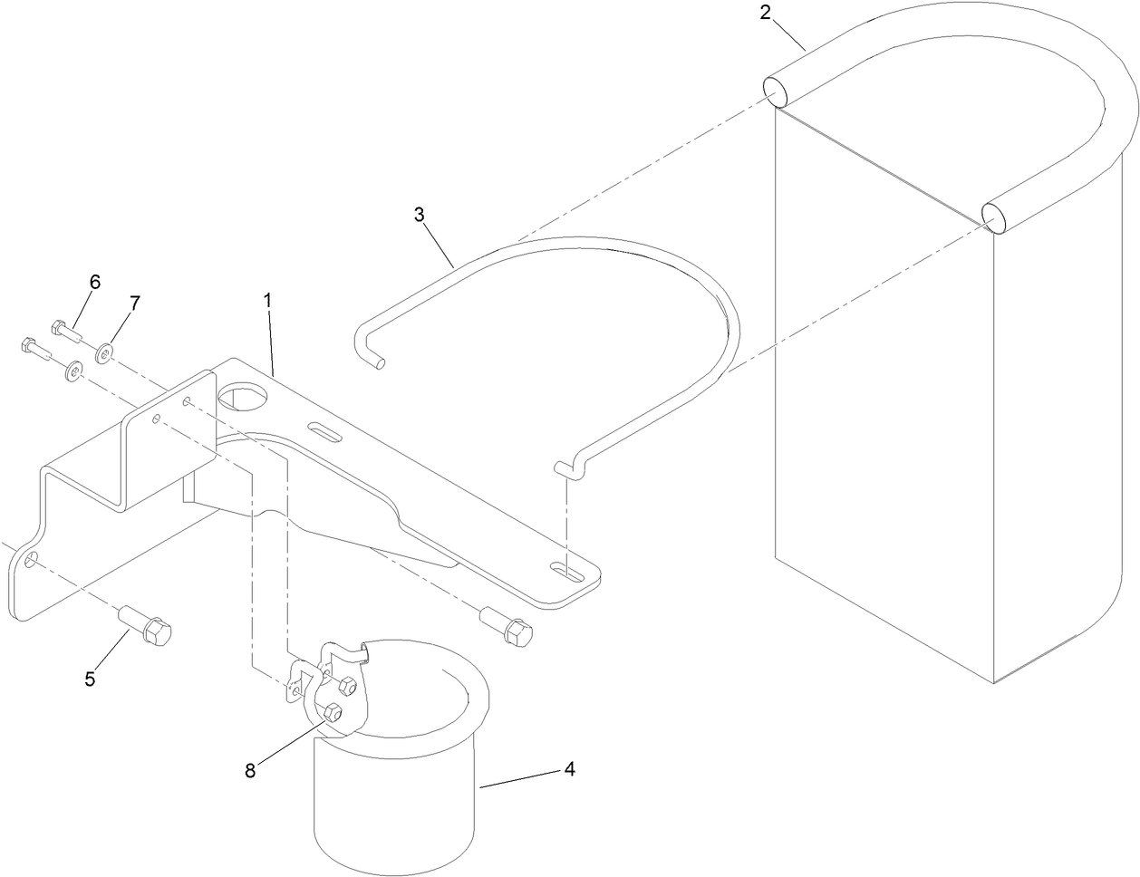 Trash Bag Kit Assembly No. 121-6039
