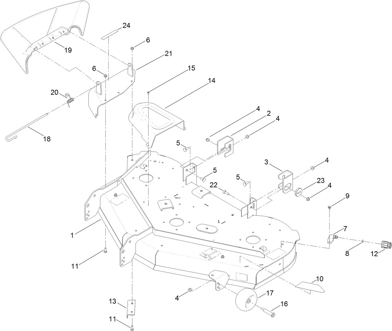 50 Inch Deck Assembly