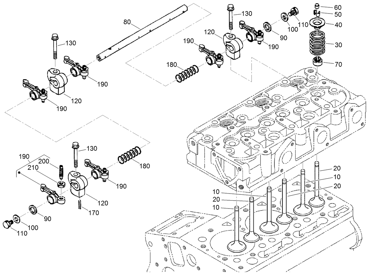 Valve and Rocker Arm Assembly