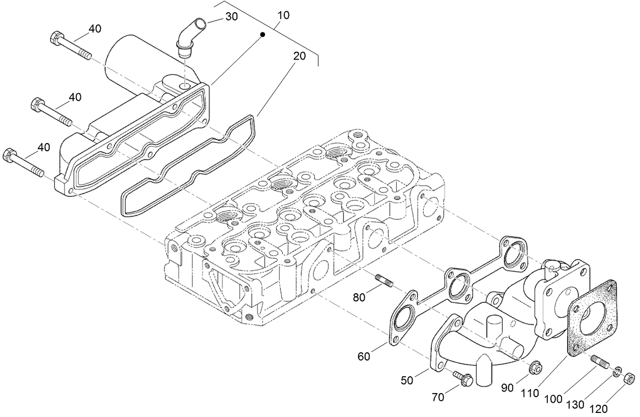 Intake and Exhaust Manifold Assembly