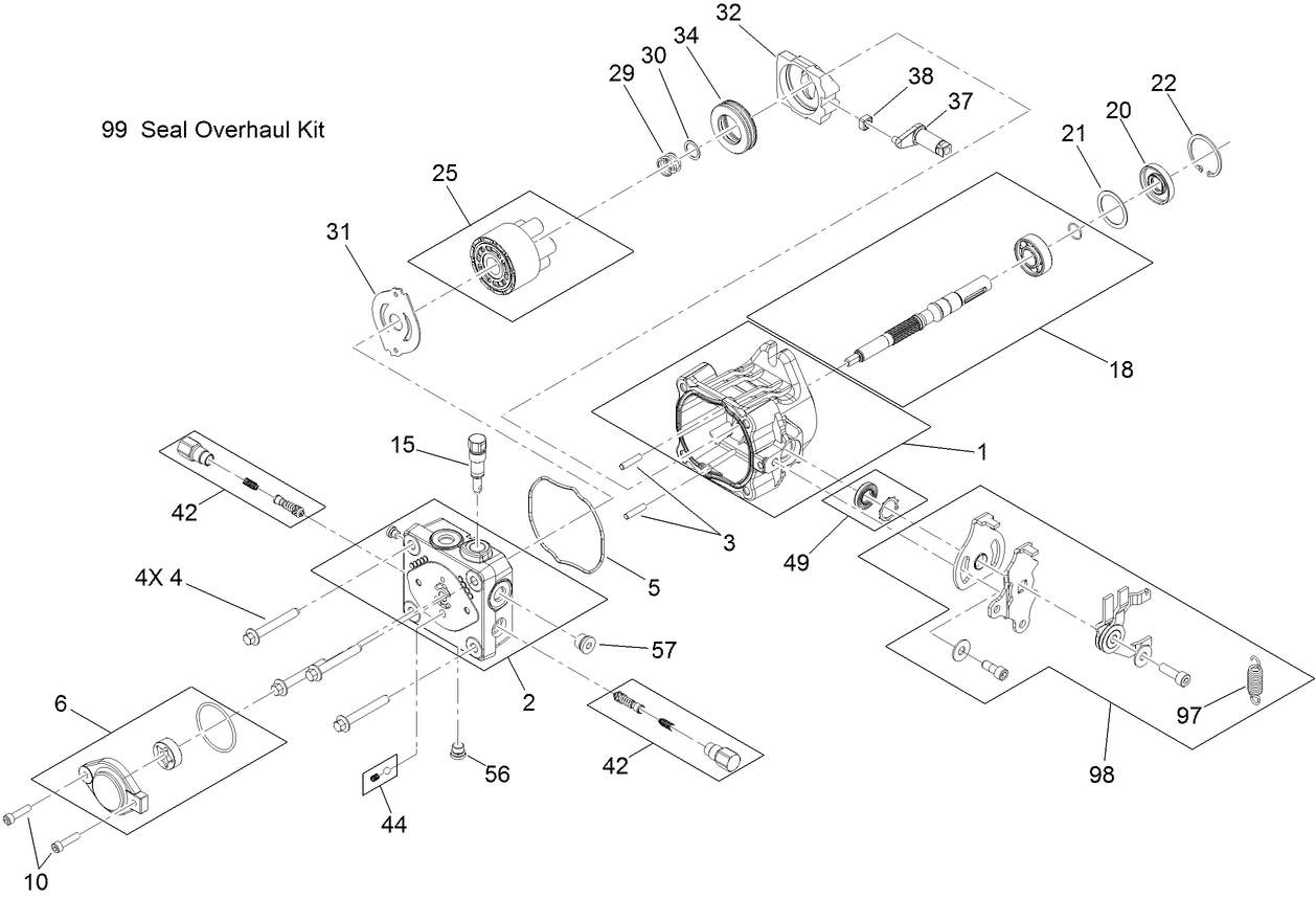 Hydraulic Pump Assembly No. 125-4672