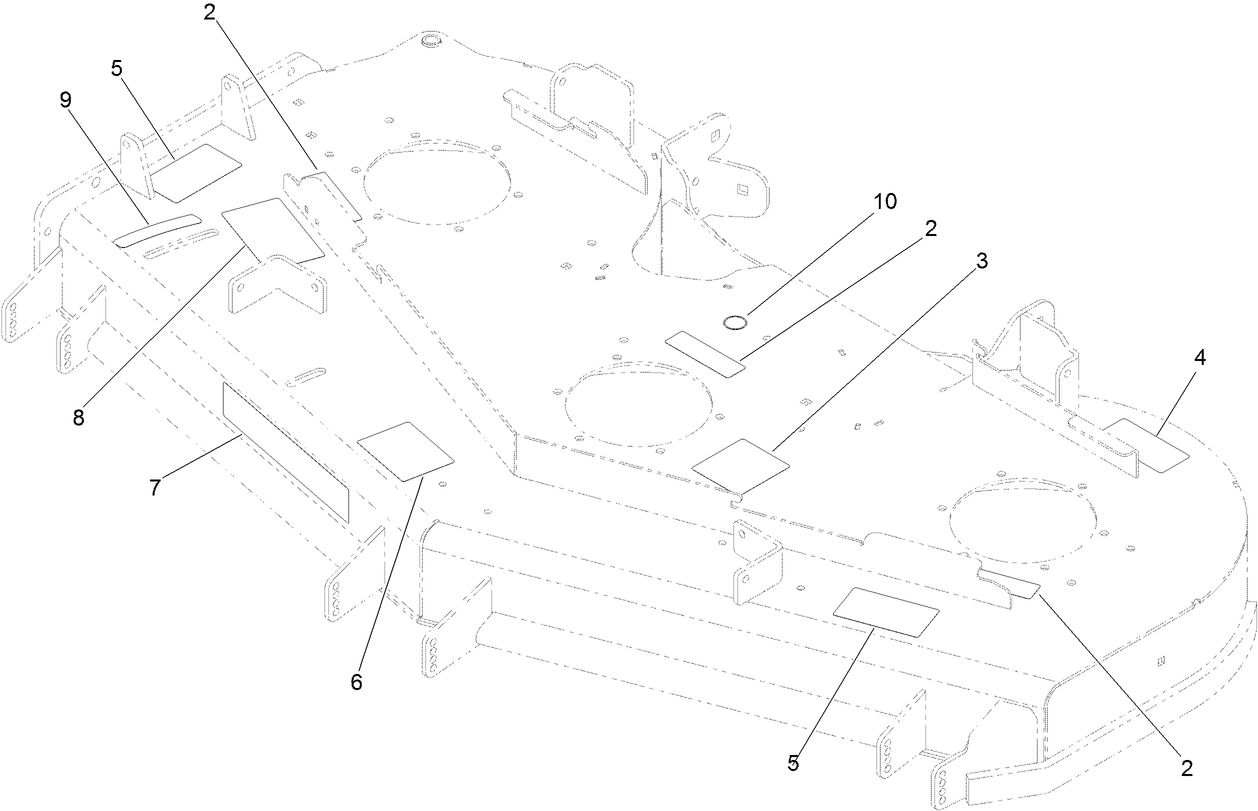 Deck Decal Assembly No. 117-3800