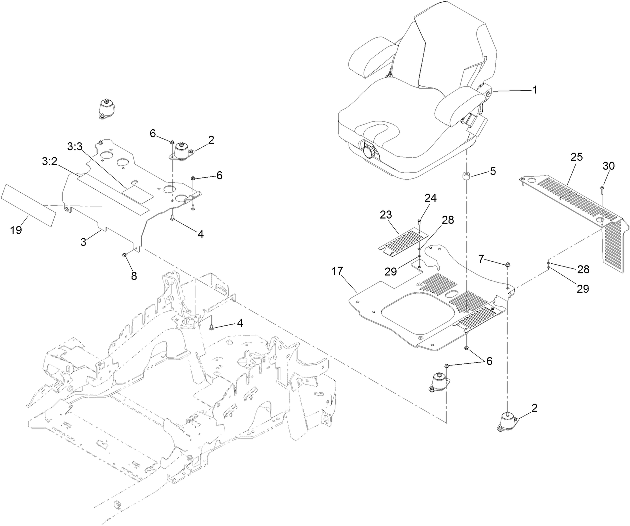 Seat Mounting Assembly
