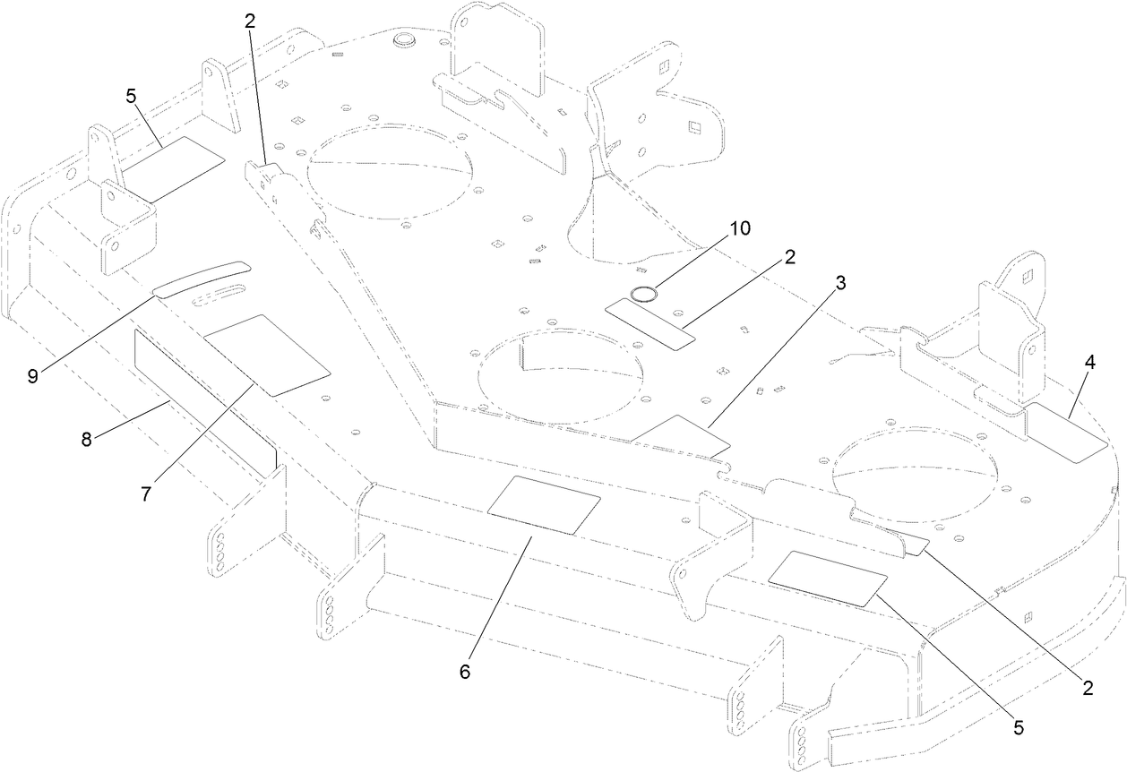Deck Decal Assembly No. 119-6656