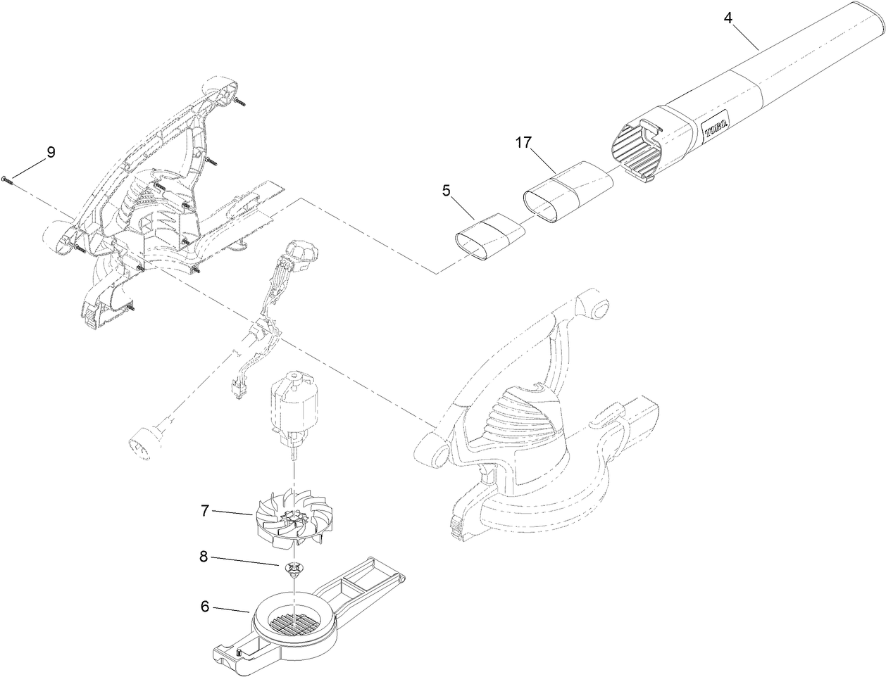 Impeller and Tube Assembly