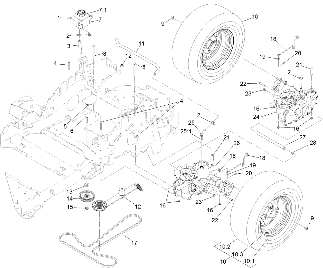 Hydro Drive System Assembly