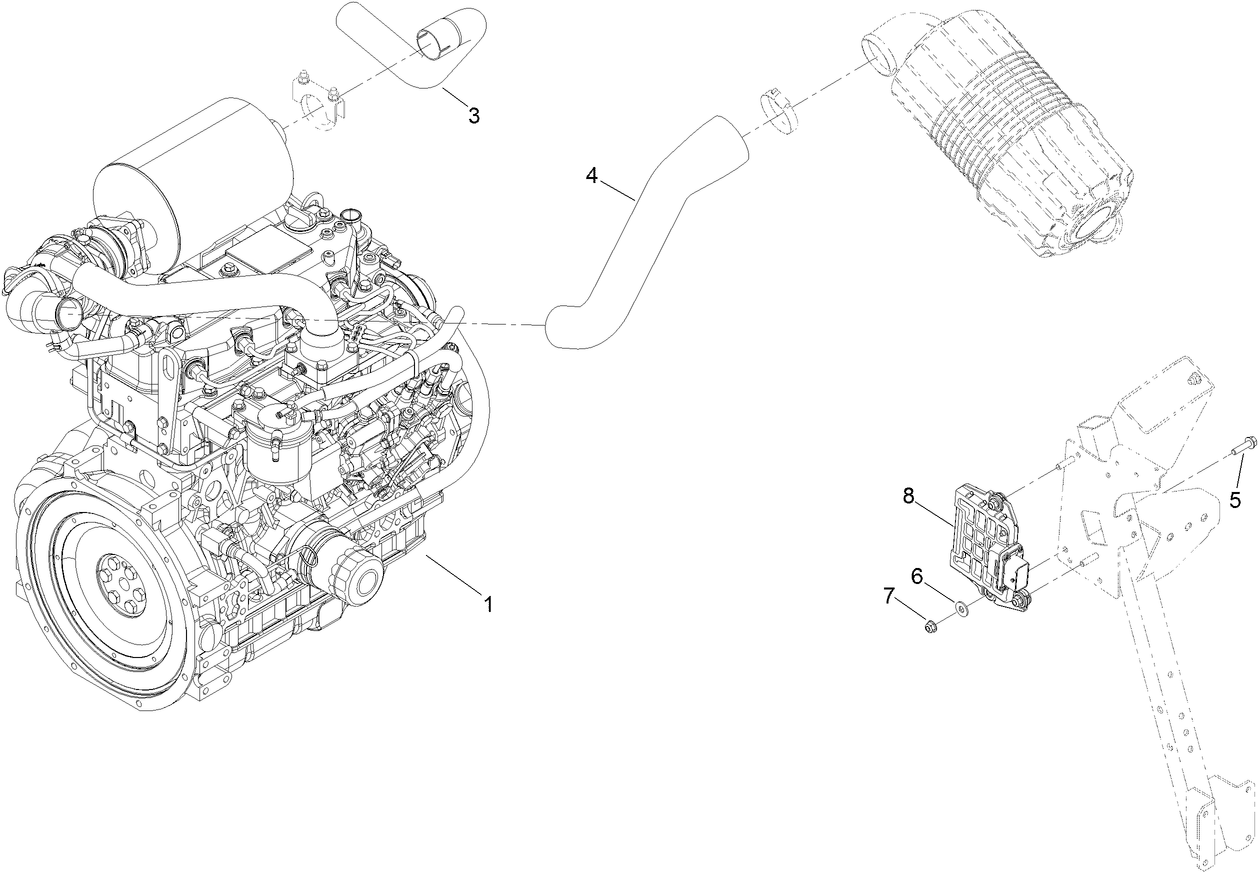 Engine and Controller Assembly