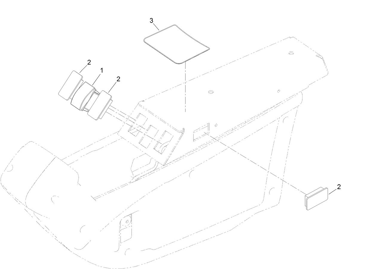 Console Switch, Cover and Decal Assembly