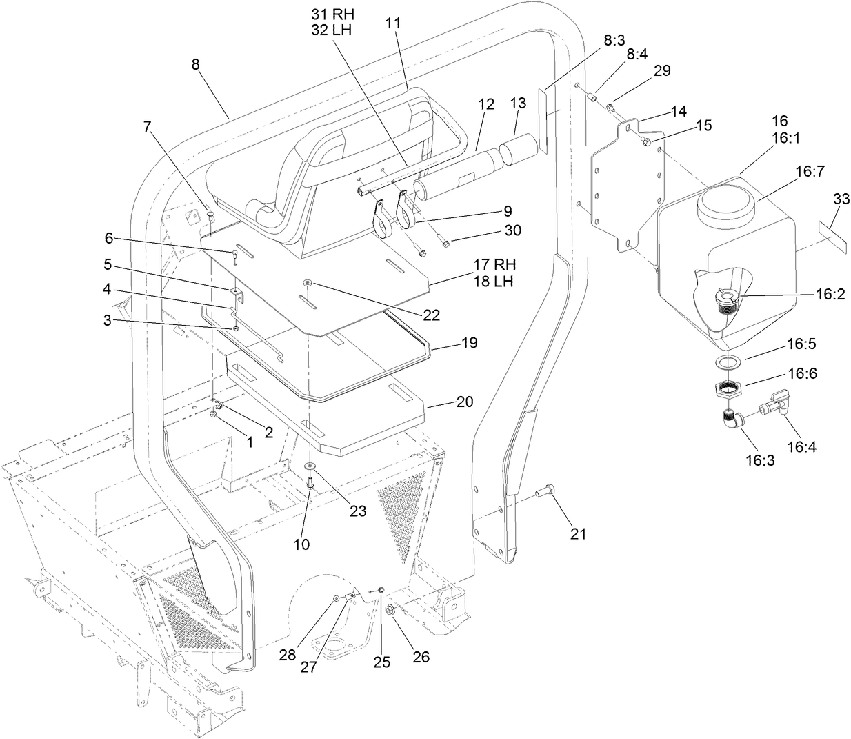 Roll-Over Protection System and Seat Assembly