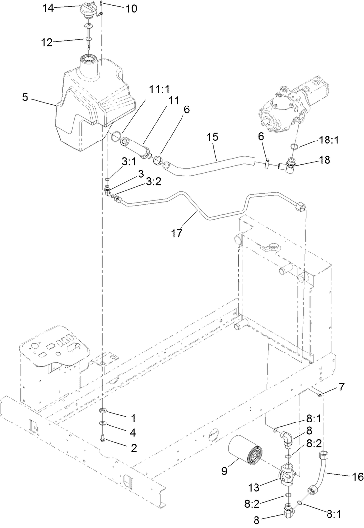 Hydraulic Tank and Filter Assembly