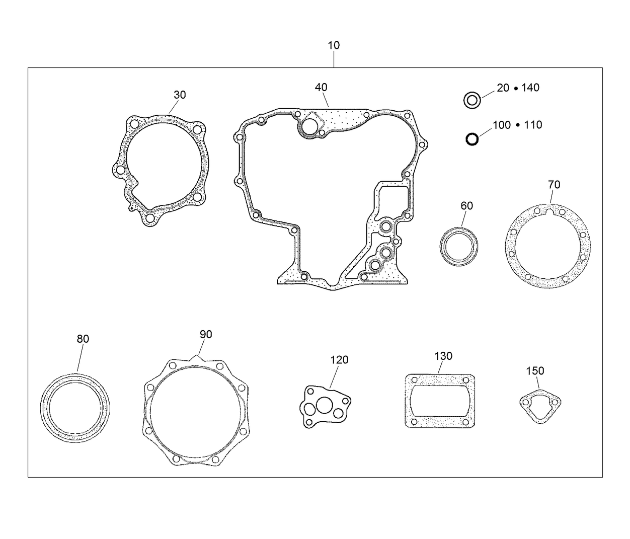 Lower Engine Gasket Kit