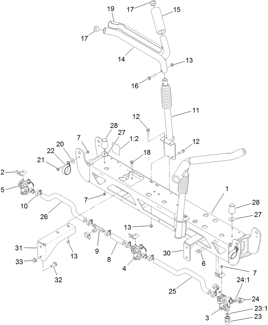 Center Boom Mount Assembly
