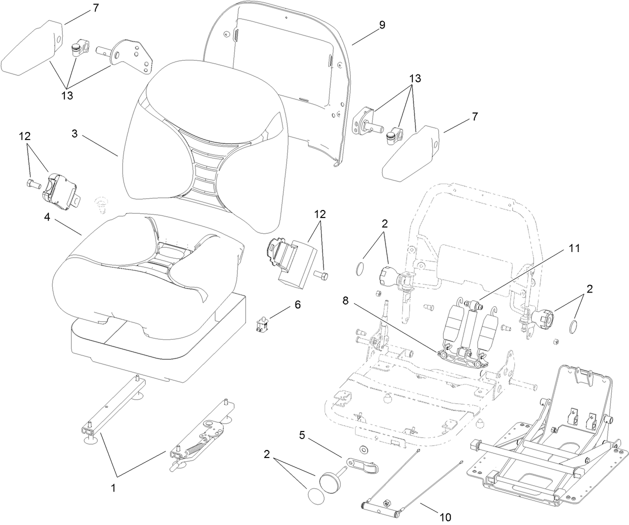 Seat Assembly No. 116-3998