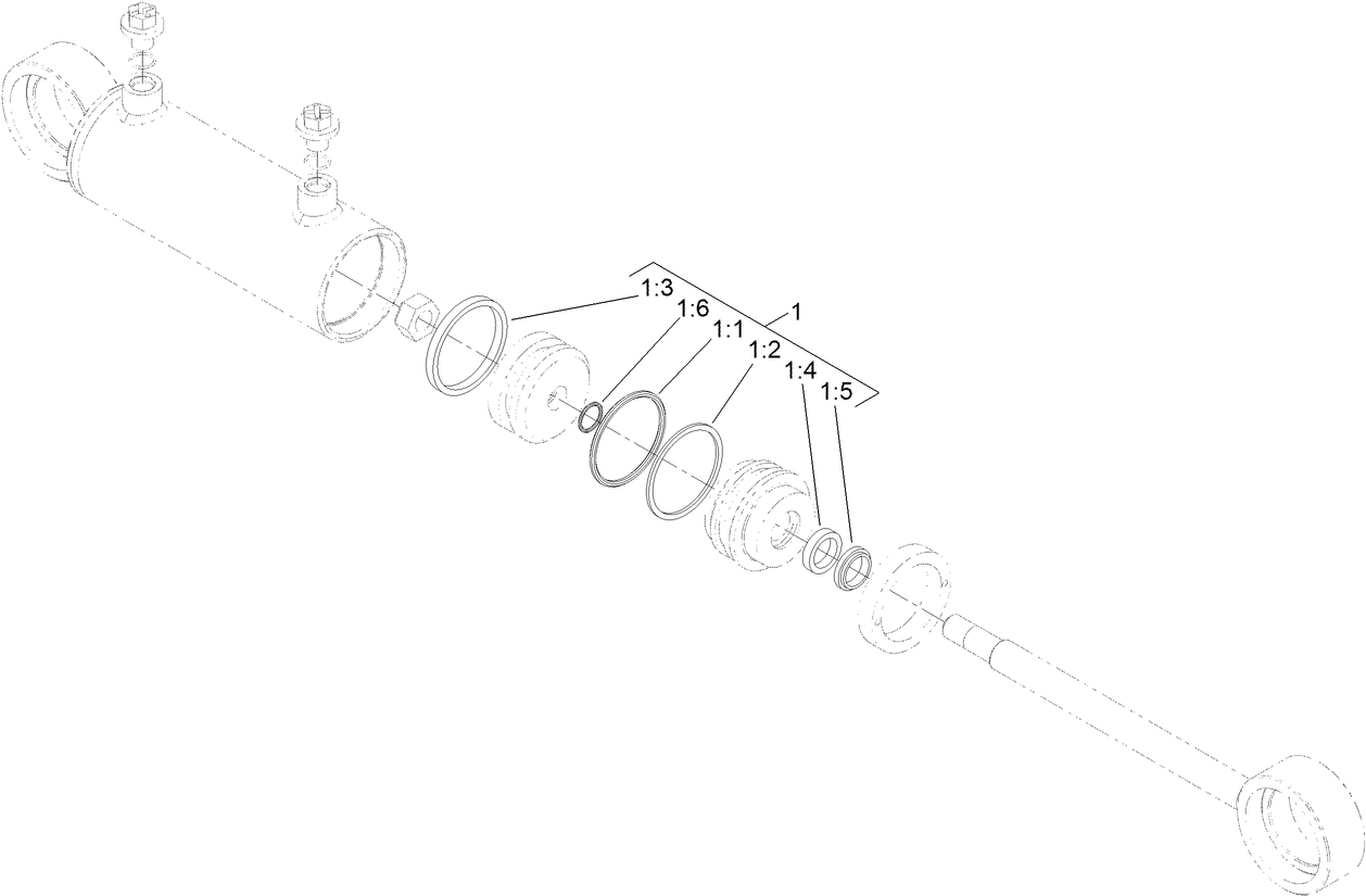 Steering Cylinder Assembly No. 121-7835
