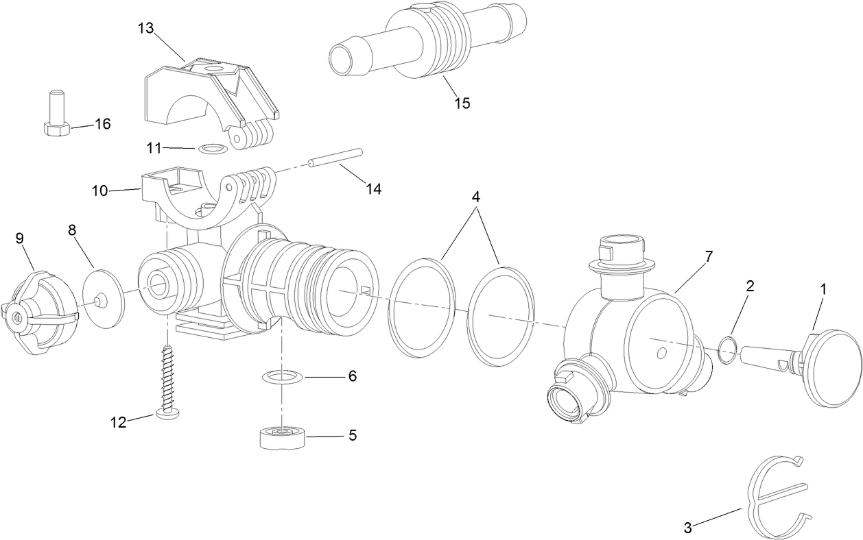 Double Turret Body Assembly No. 108-3727