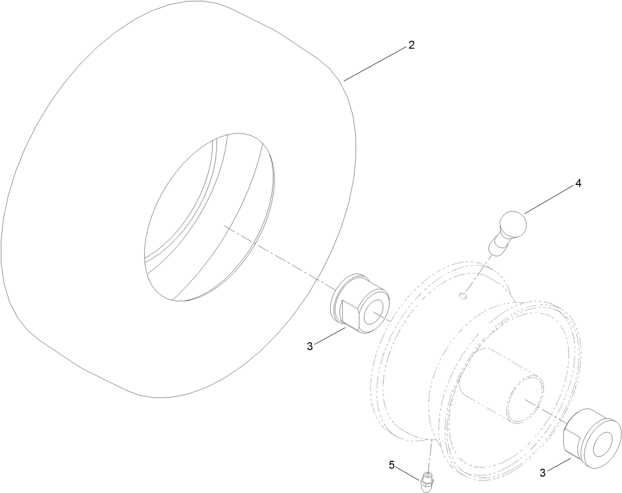 Wheel and Tire Assembly No. 125-1822