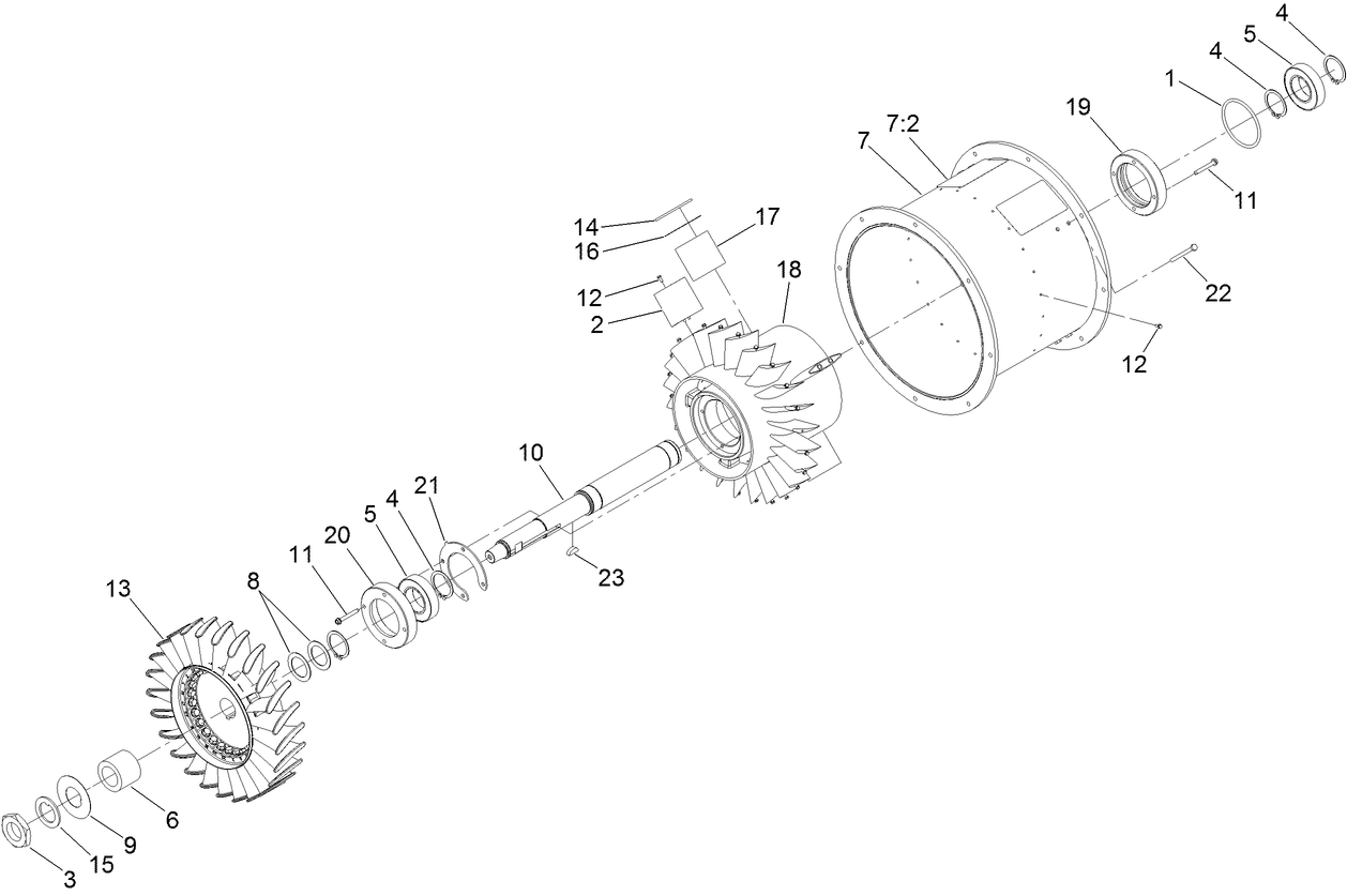 Turbine Assembly No. 125-4260