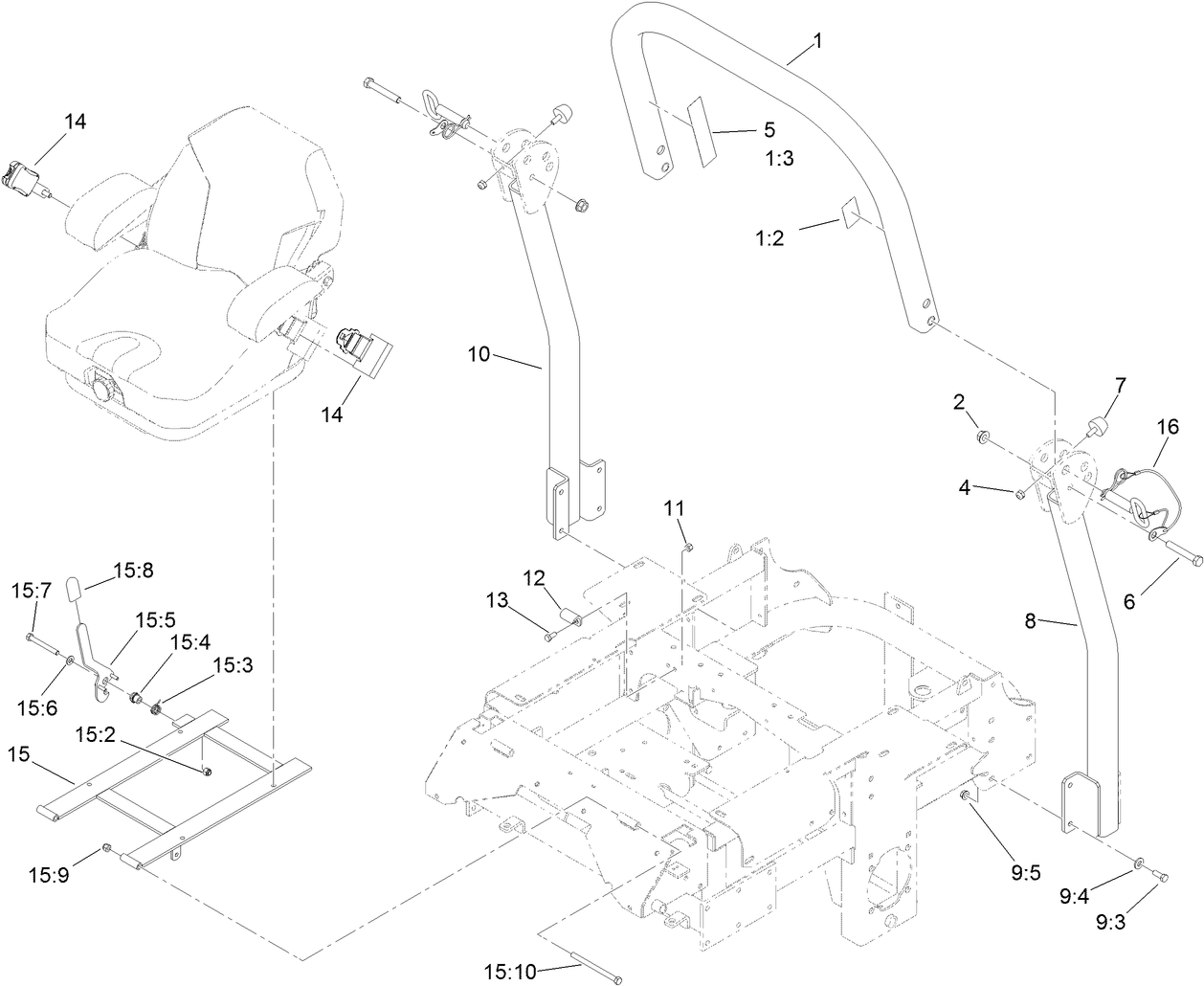 Roll-Over Protection System Assembly No. 117-3866
