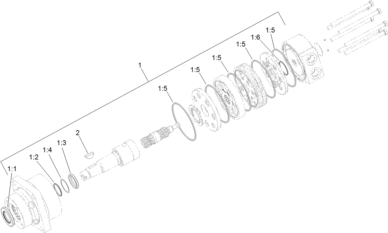 Right Hand Wheel Motor Assembly No. 117-4302