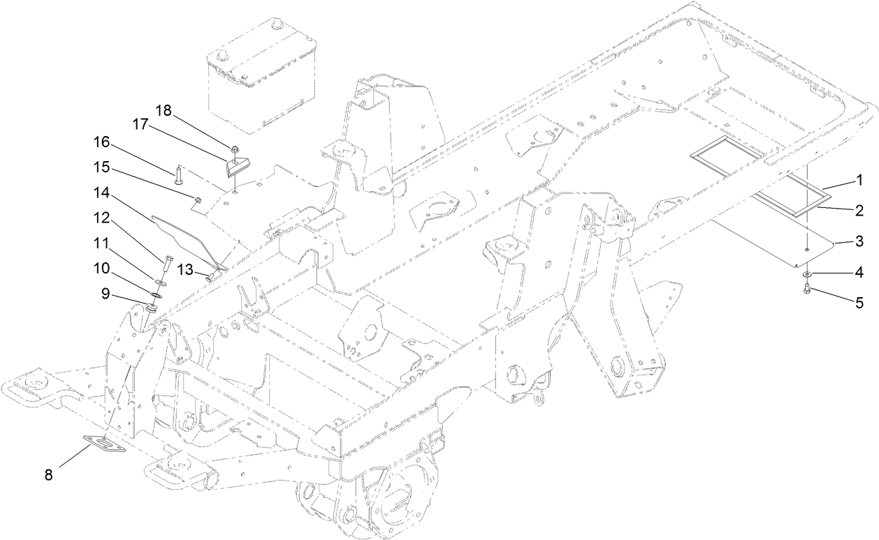 Rear Cover and Battery Assembly