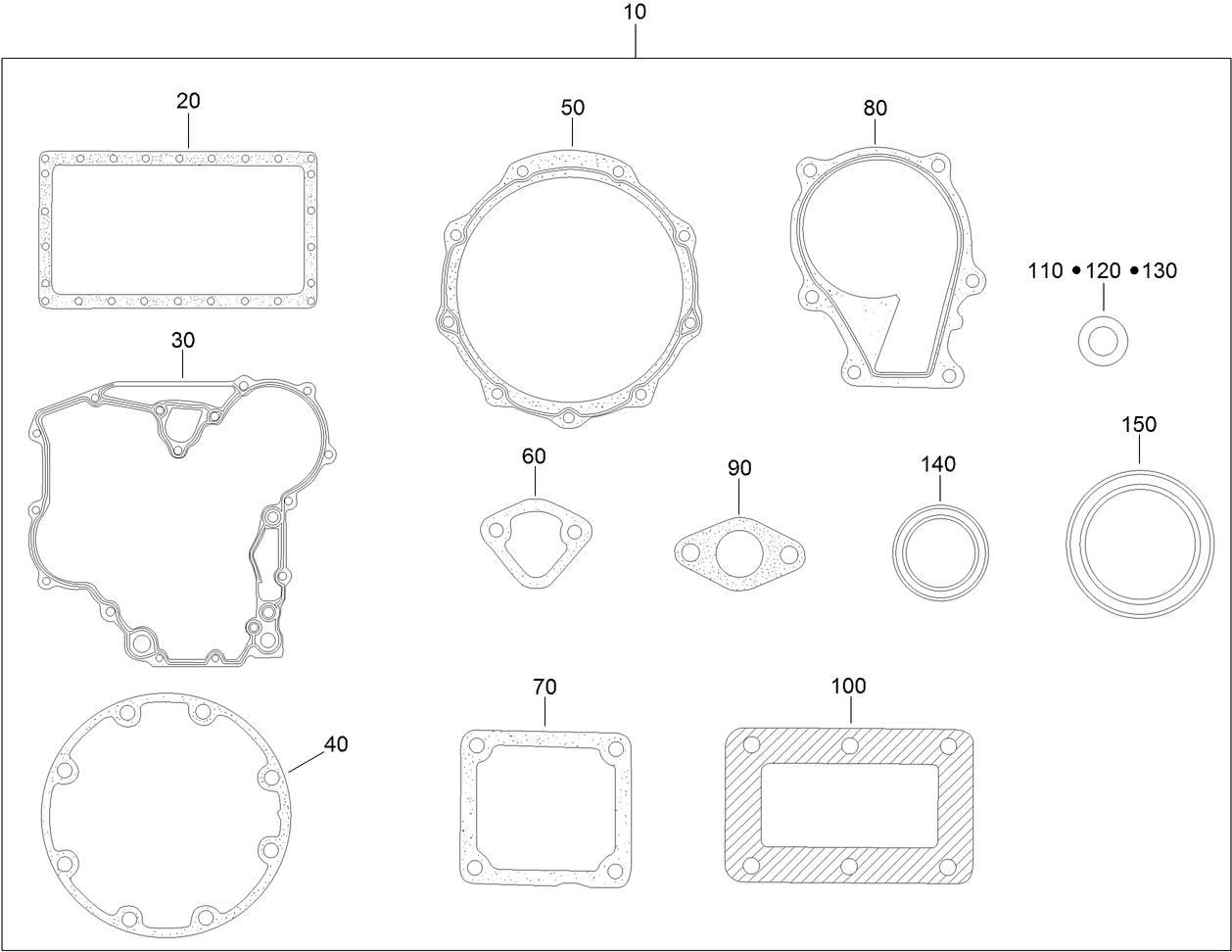 Lower Engine Gasket Kit