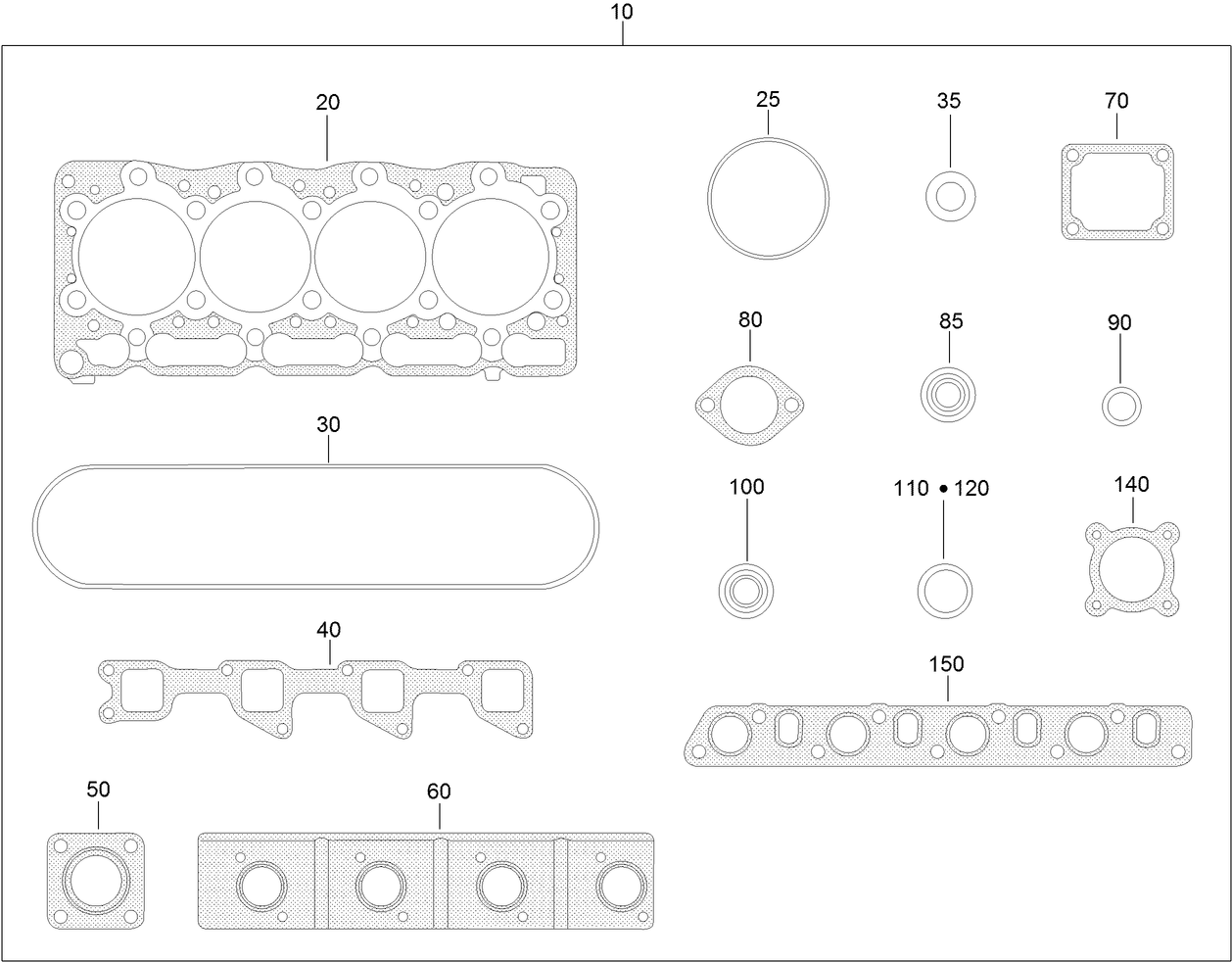 Upper Engine Gasket Kit