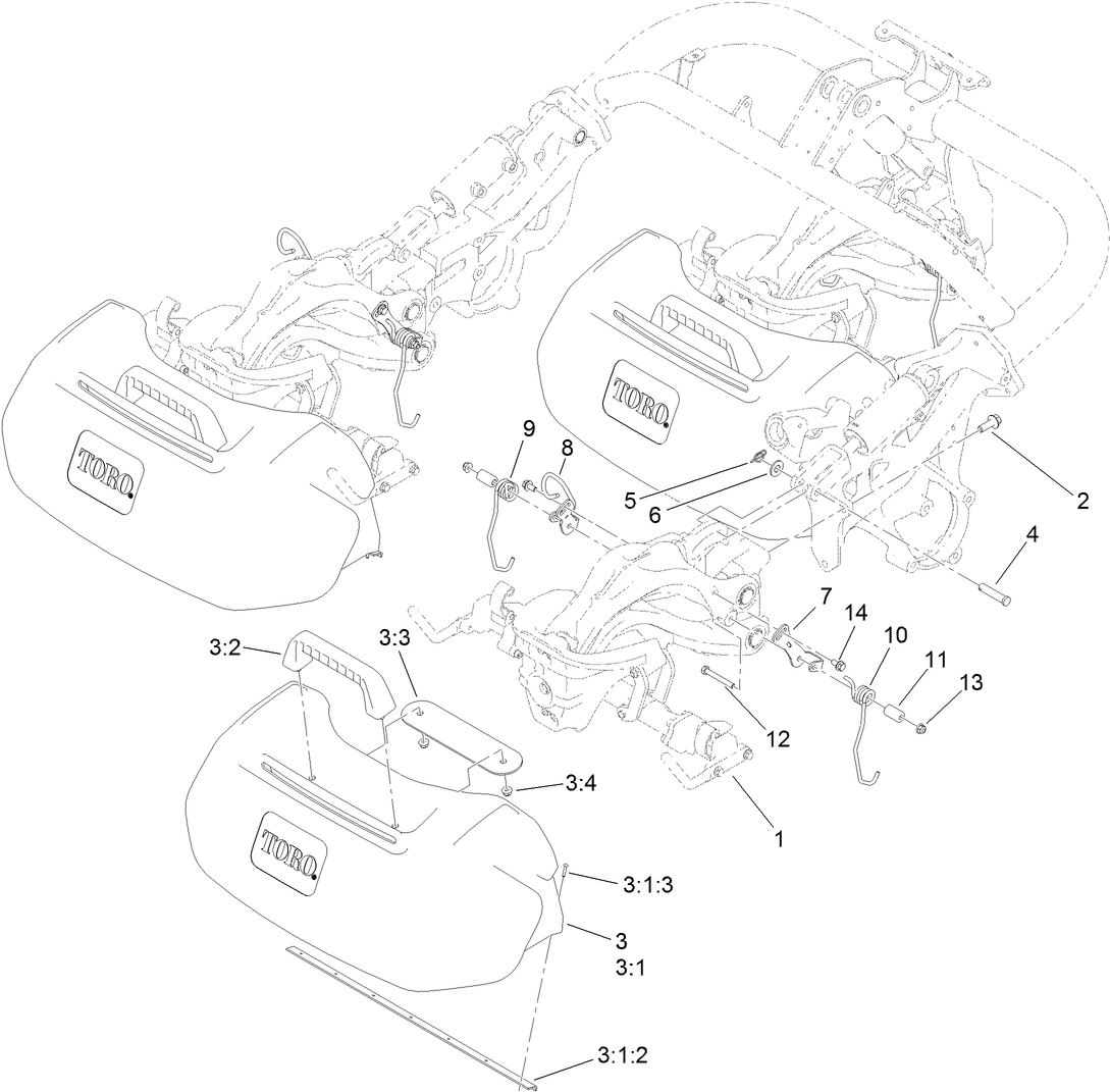 Suspension and Basket Assembly