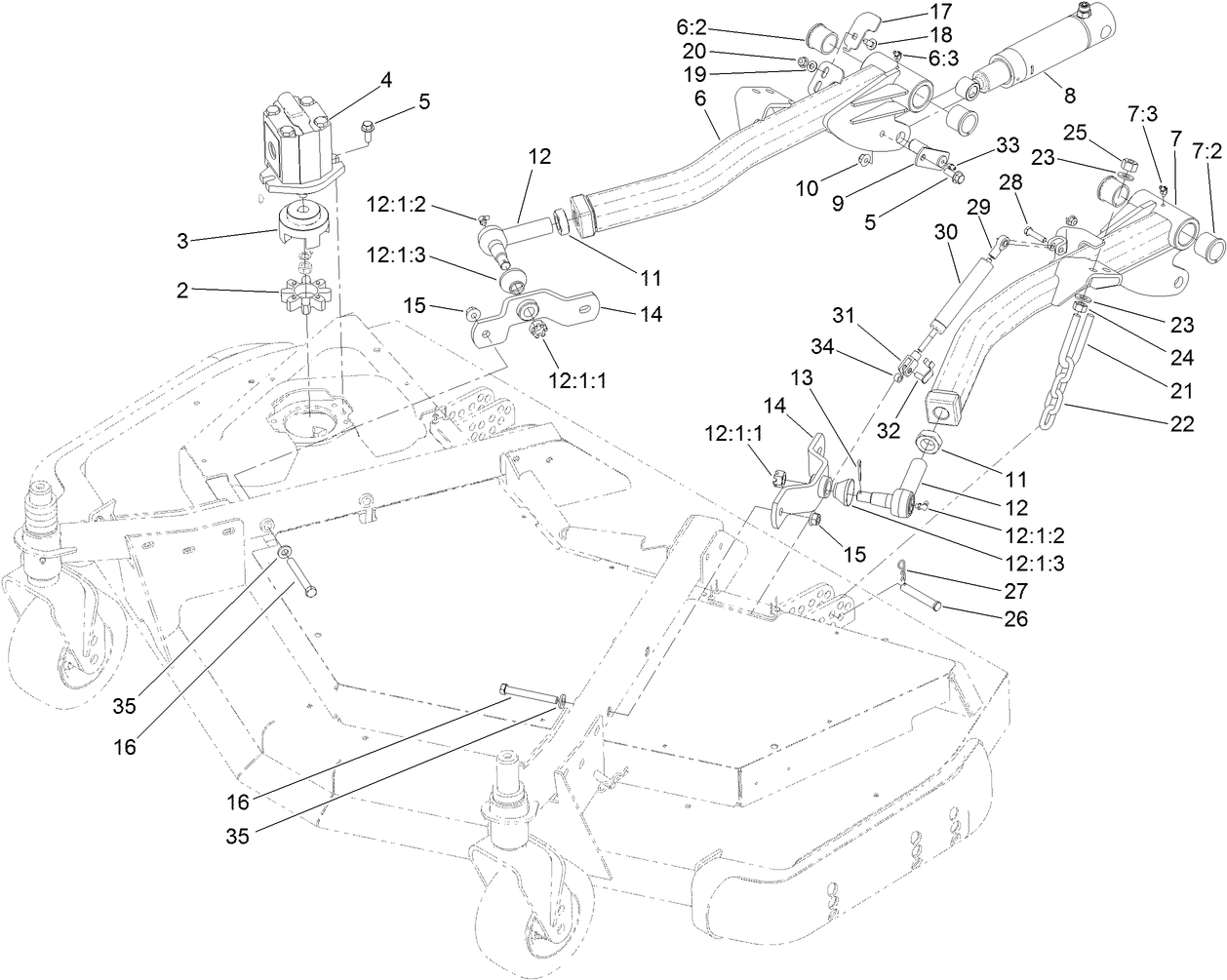 Front Deck Installation Assembly