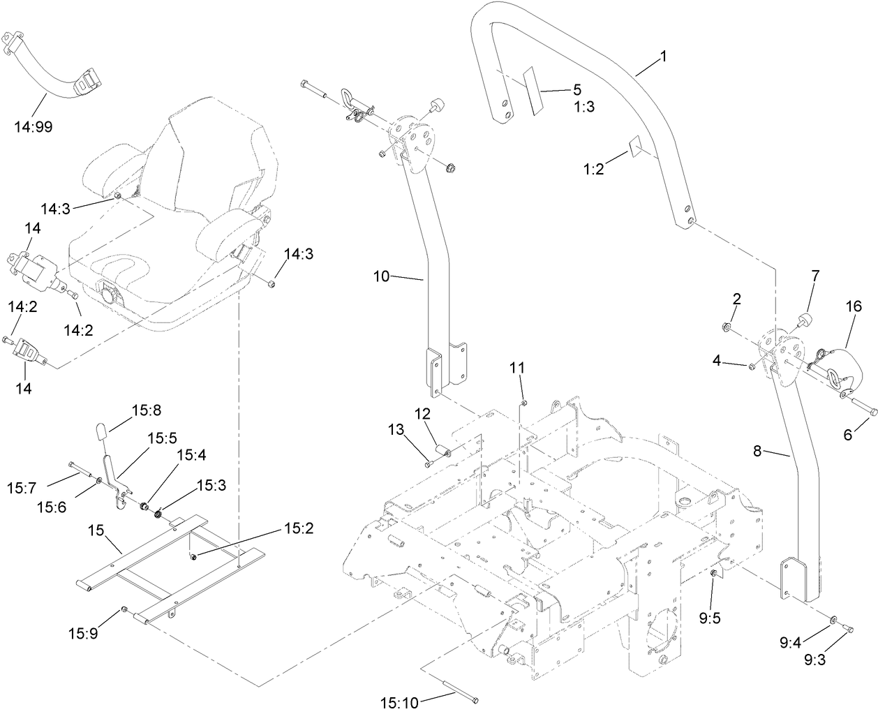 Roll-Over Protection System Assembly No. 110-0877