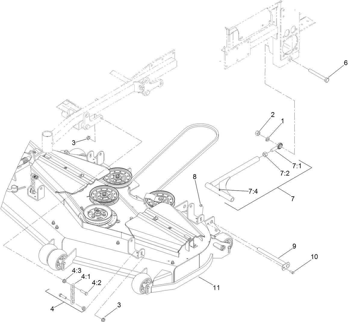Deck Connection Assembly